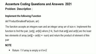 Accenture Python Coding Question - 7 and Answer 2021 #accenture #python #coding