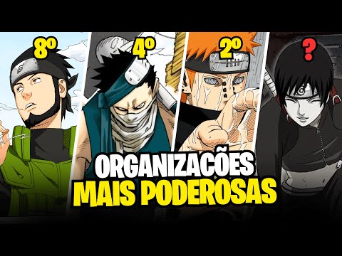 TOP 10 MOST POWERFUL AND DANGEROUS ORGANIZATIONS IN NARUTO AND BORUTO