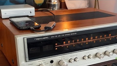Connecting a DAC to a Vintage Receiver
