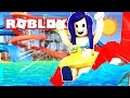 I SPENT 24 HOURS IN A ROBLOX WATER PARK! (Roblox Roleplay)