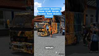 Bagaimana Bapakku Kena Ejek Warga Karena Bawa Truck TOILET⁉️#Bussimulatorindonesia #bussid #shorts