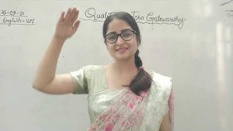 CLASS VII ENGLISH 16-09-2021 BY MS. SHWETA SHUKLA