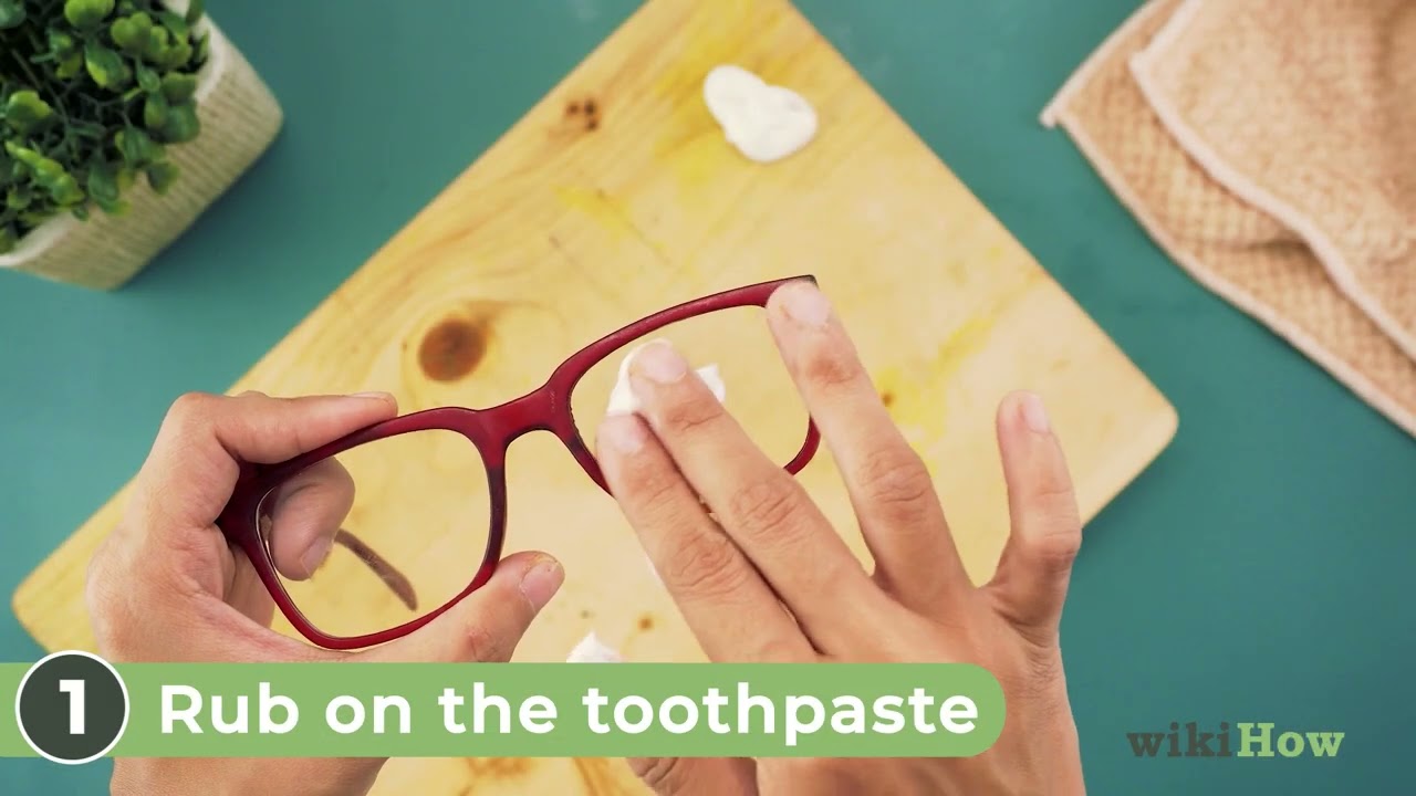 Best Way to Remove Scratches from Eyeglasses and Sunglasses Lenses Using  Toothpaste 