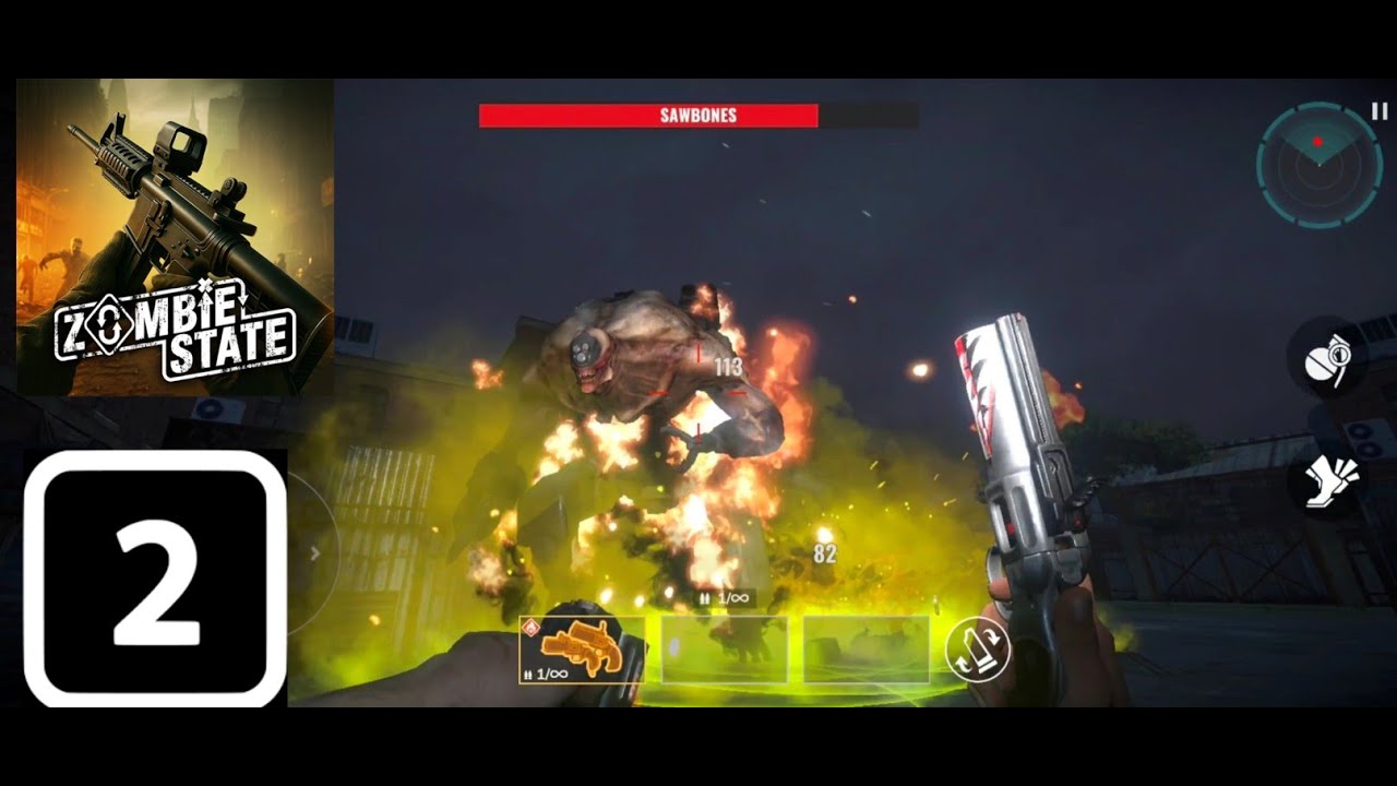 Zombie State: FPS Shooting Gameplay | Walkthrough Part-2 ( Android,ios )