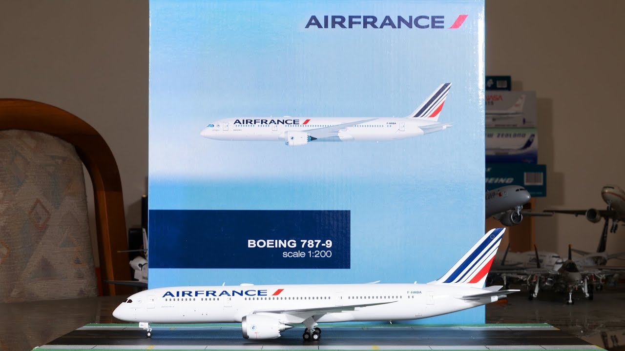 Gemini Jets 1:200 Air France 787-9 Dreamliner Unboxing & Review [4K]