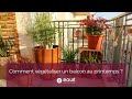 Comment vgtaliser un balcon au printemps   rou ppinires