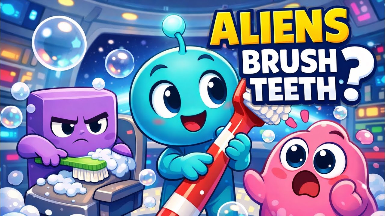 Why Do Humans Brush Their Teeth? 🪥👽 | Planet Peepz | Kids Learning Fun