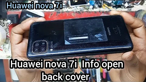 How To Nova 7i Remove back cover solution / Nova 7i Battery replacement solution #Huawei_nova7i