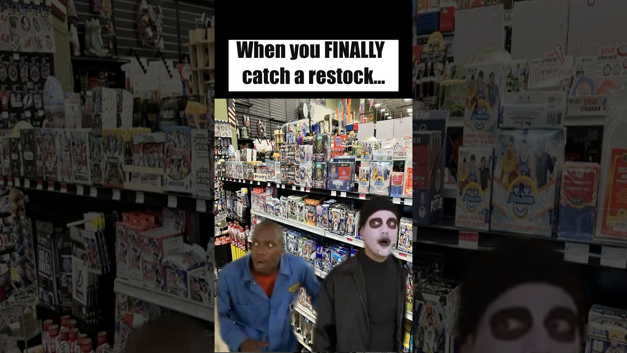 When you FINALLY catch a card restock… #sportscards #restock