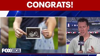 FOX 5 reporter Ryan Kristafer and his wife are expecting their first baby