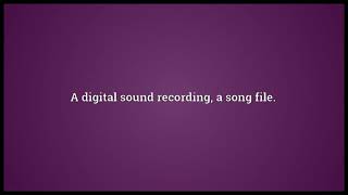 MP3 meaning in english
