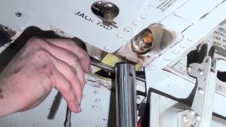 Bonanzabaron Landing Gear Door Installation Of Aerotough Gf Bushings