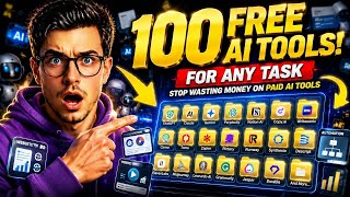 I Found 100 Free AI Tools for Every Tasks | Save These Pack Now - BEAT PAID AI🔥 