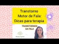 Transtorno motor de fala: como treinar a prosódia?