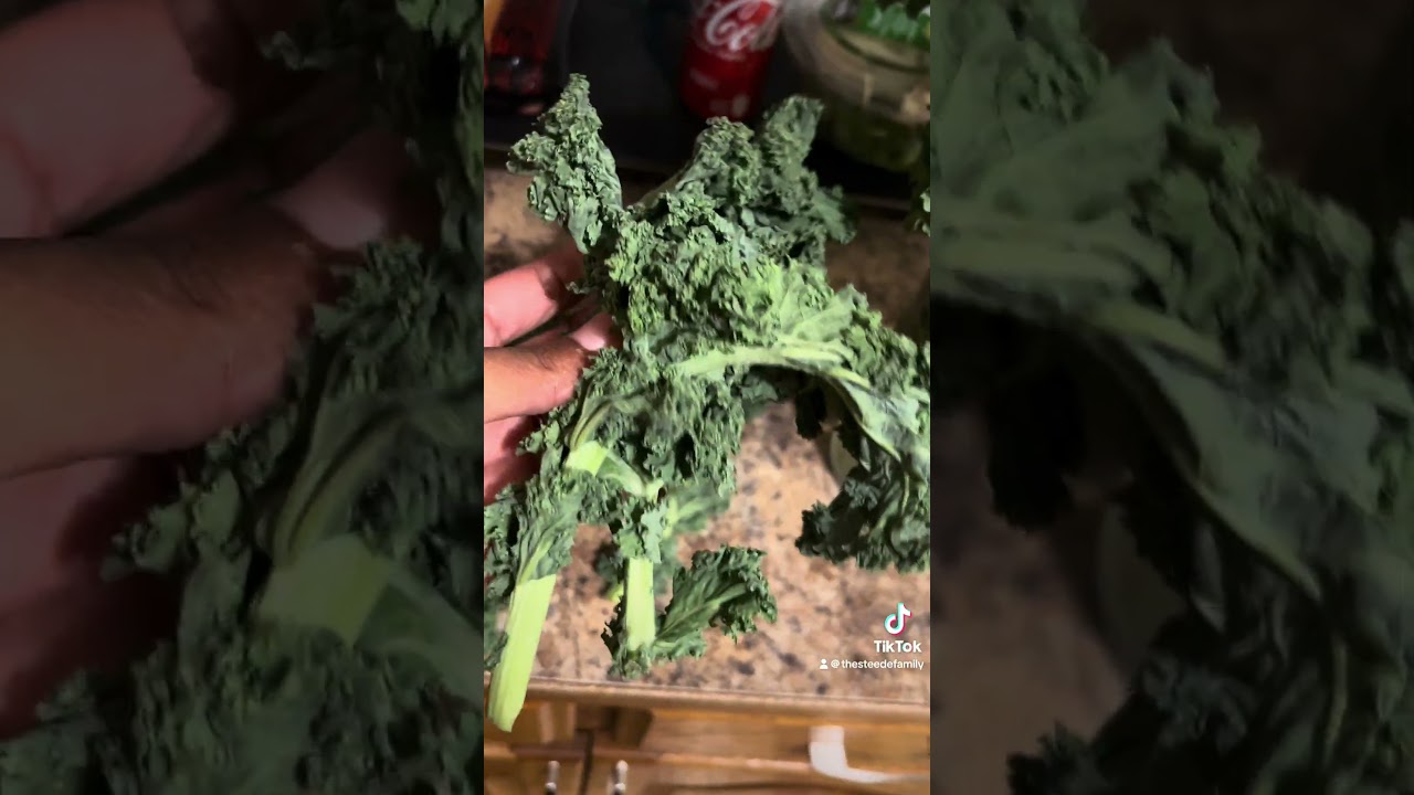 Kale tips. 