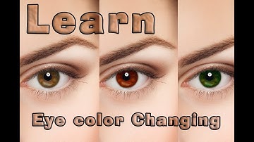 Quickly Eyes Color Changing In Photoshop