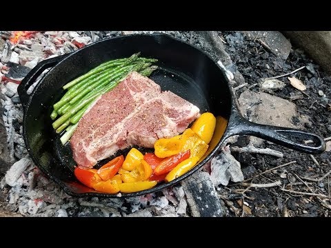 Best Campfire Meal - Seered Steak and Vegetables - Easy & Affordable!