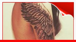 Best Angel Wings Tattoo Art  Top 150 !