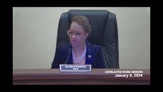 01 04 2024 City Council Legislative Work Session 1