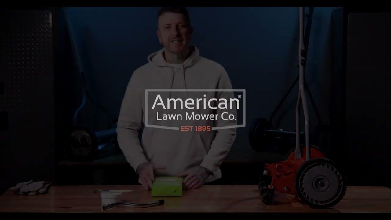 How To Use The American Lawn Mower Company SK-1 Reel Lawn Mower, Compound  Sharpening Kit 