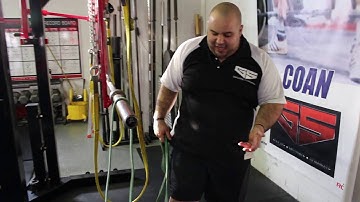 How to Set Up Bands for Squat in a mono lift