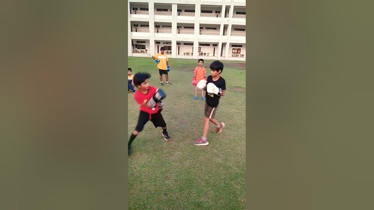 Boxing | kids boxing | control sparring | yavatmal amateur boxing club.