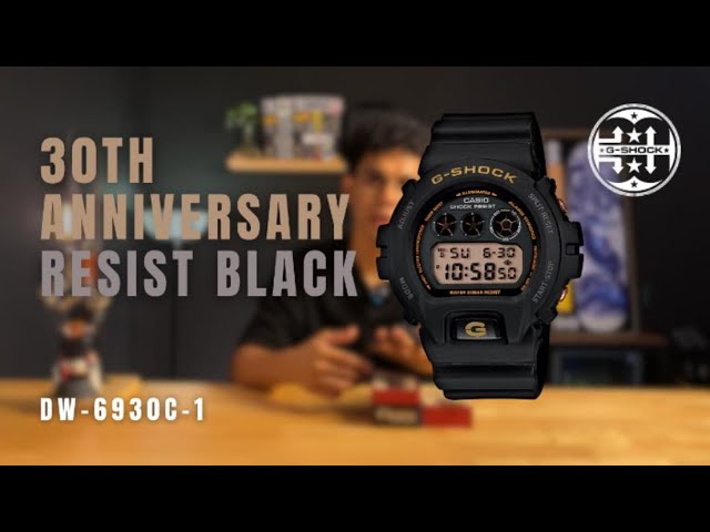 G-Shock 30th Anniversary siri Resist Black | DW-6930C-1 - YouTube