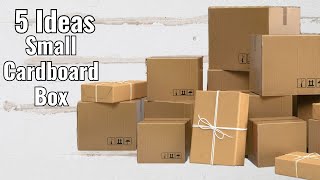 5 Very Low Cost Creative Ideas With Small Cardboard Box | DIY CARDBOARD CRAFTS