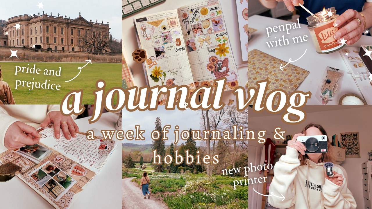 Vlog Journal Cozy Journal Vlog ๐ซ a week of journaling, pride and prejudice, penpal ...