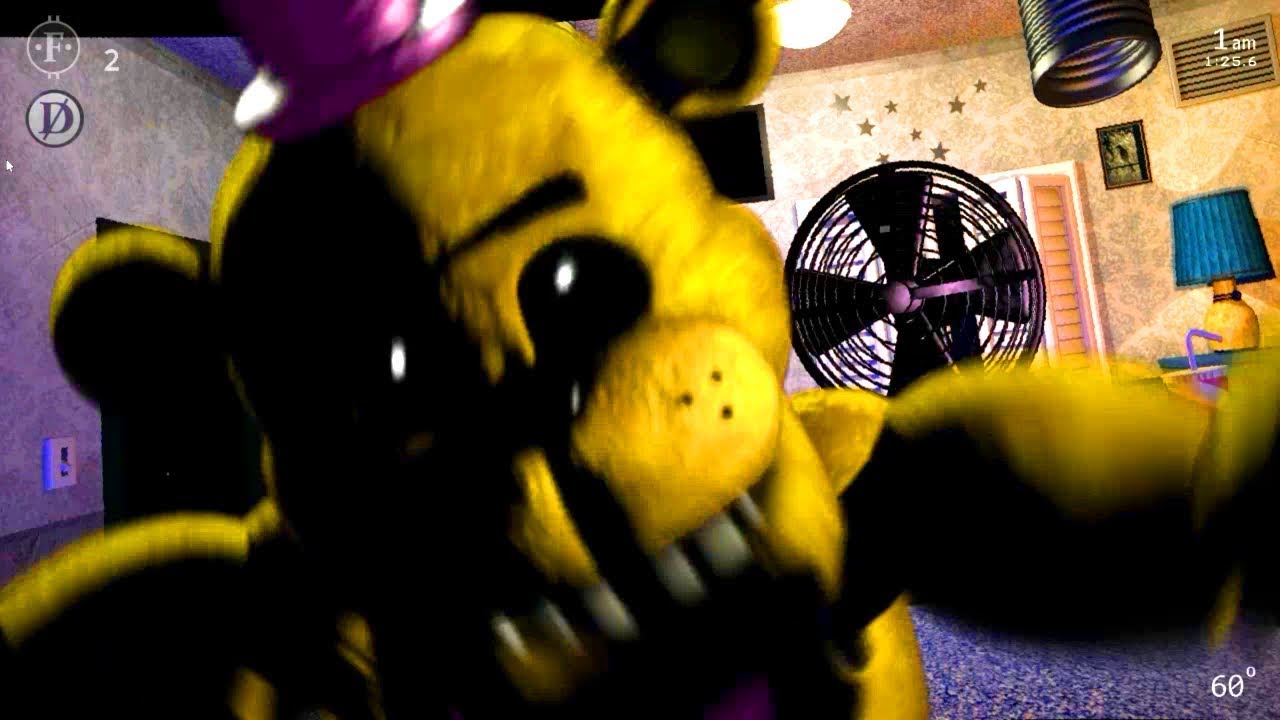 OFFICIAL FREDBEAR JUMPSCARE! Ultimate Custom Night (SECRET!) 