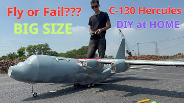 DIY C-130 Transport Plane at Home — Will It Fly or Fail? 😱