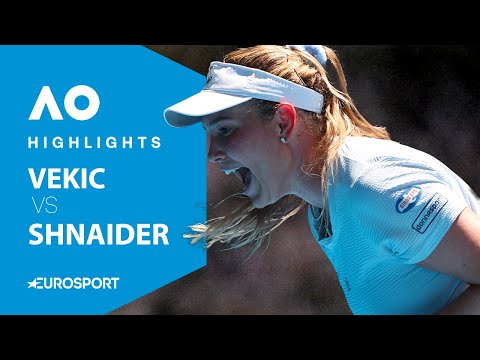 OPEN D'AUSTRALIE 2025 - Vekic vient à bout de Shnaider dans un match extrêmement disputé