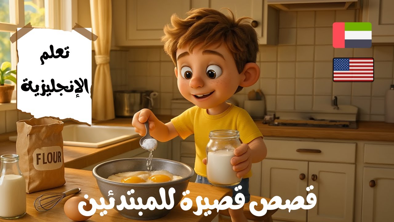 تعلّم الإنجليزية من خلال القصص مع الترجمة العربية للمبتدئين (A1-A2)