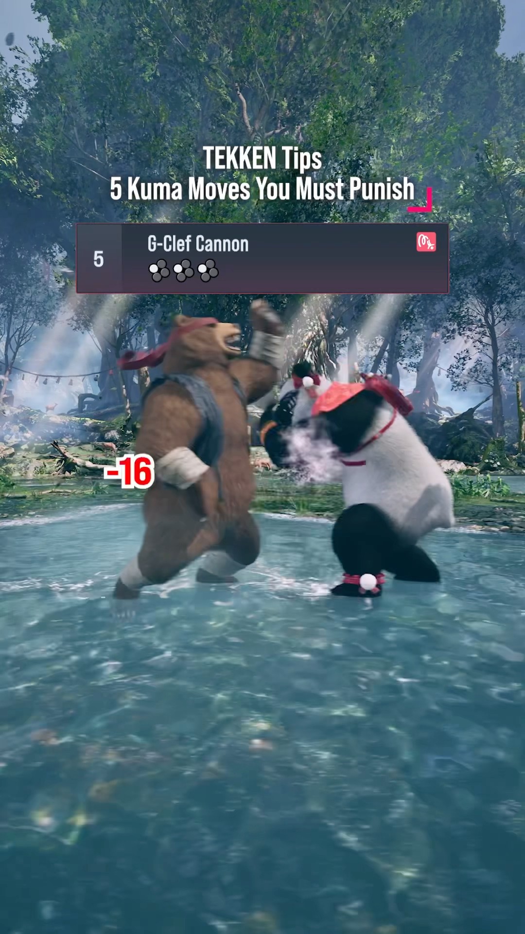 5 Kuma Moves You Must PUNISH 🚫 #tekken8 - YouTube