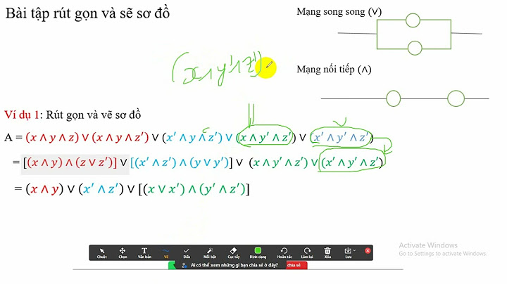 Bài tập rút go n biê u thư c logic năm 2024