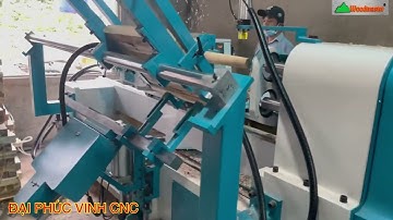 MÁY TIỆN GỖ CNC 2 Trục Nạp Phôi Tự Động Woodmaster