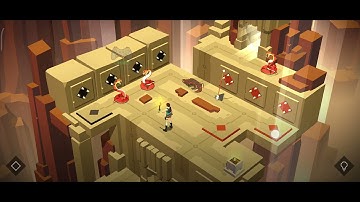 Lara Croft GO - The Maze of Spirits - Using the Trap Walkthrough