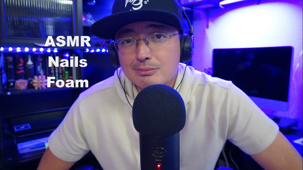 ASMR Nails Foam Ripping