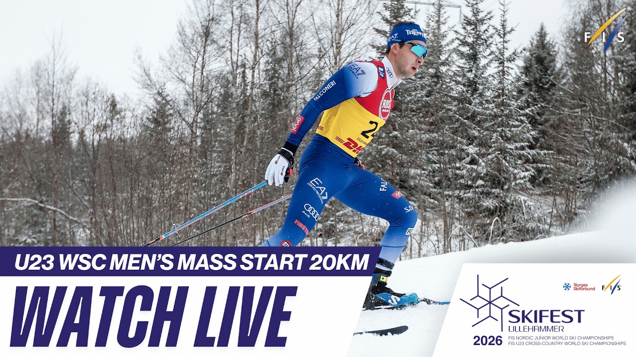 LIVE | Lillehammer (NOR) - M - 20km Mass Start - FIS U23 World Ski Championships
