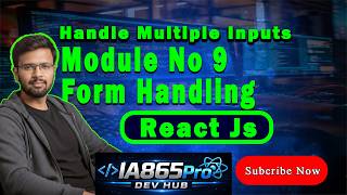 How to Handle Multiple Inputs in React JS | useState + FormData Explained
