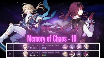 [HSR] v1.3.2 Memory of Chaos 10 - E1S0 Yanqing & E0S1 Kafka | Honkai: Star Rail