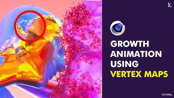Growth Animation using Vertex Maps - Cinema4D Tutorial