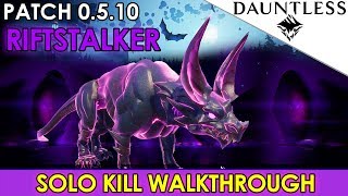Dauntless - Riftstalker Solo Kill Guide [Walkthrough Commentary]