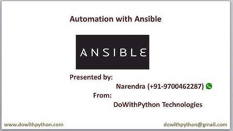 Ansible with YAML Scripting for Playbooks - Feb-2019-Day1-Part-1 | Introduction to ansible