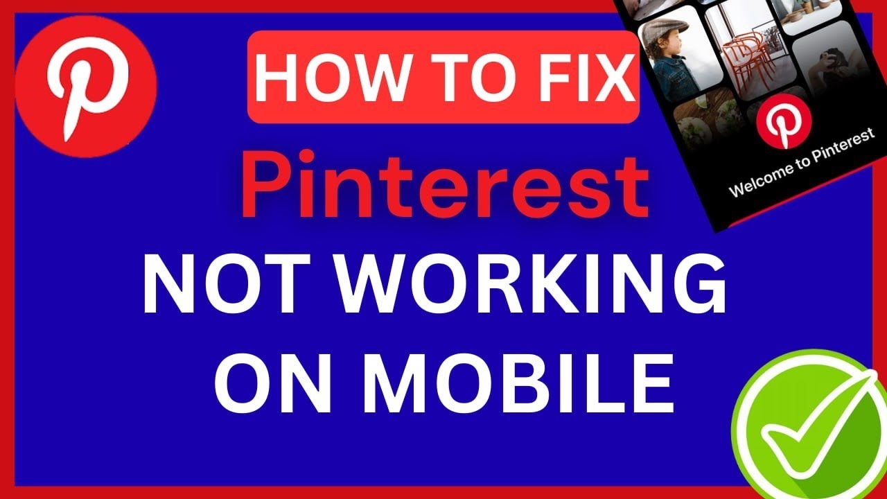 Fix My Pinterest Is Not Working (Easy Fix) | Pinterest Not Working On Mobile