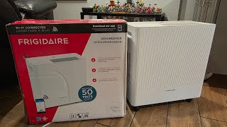 Frigidaire 50 Pint Dehumidifier Unboxing & App Installation