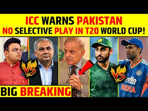 BIG CONTROVERSY ICC WARNS PAKISTAN AHEAD OF T20 WC 2026 T20worldcup 