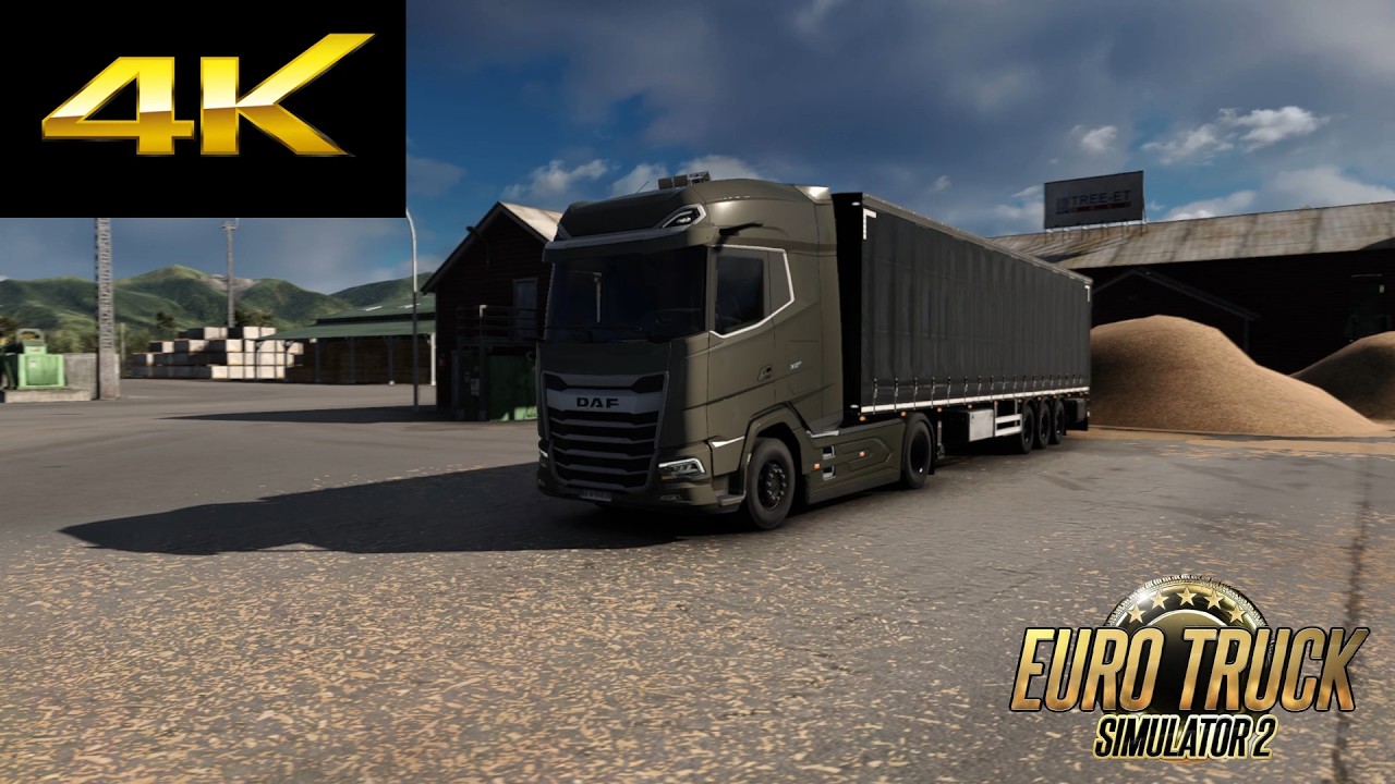 🔥 Daf ile İspanya Yolunda Kaza! 4K Ultra HD