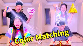 Family Games | Color matching! Who’s gonna lose? #funny #partygame #challenge screenshot 3