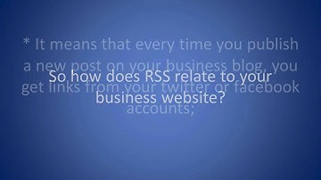 SEO Tip - How to build RSS Backlinks